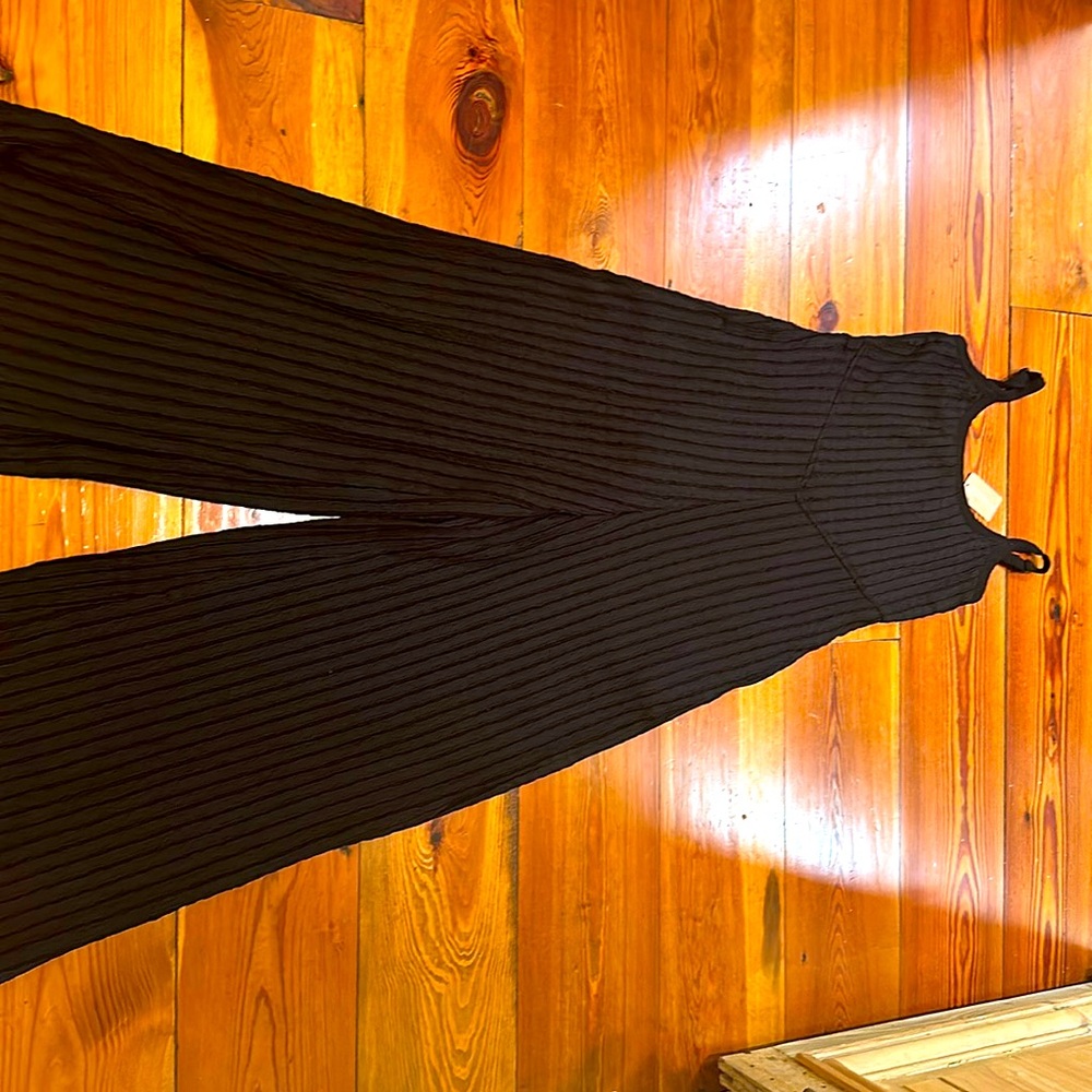 Black Wide Leg jump suit